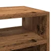 Szürke sonoma szerelt fa tálalóasztal 78 x 30 x 80 cm