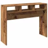 Konzolasztal régi fa 105x30x80 cm műszaki fa