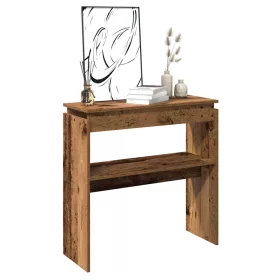 Szürke sonoma szerelt fa tálalóasztal 80x30x102 cm