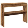 Szürke sonoma szerelt fa tálalóasztal 80x30x102 cm