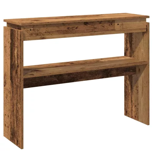 Szürke sonoma szerelt fa tálalóasztal 80x30x102 cm
