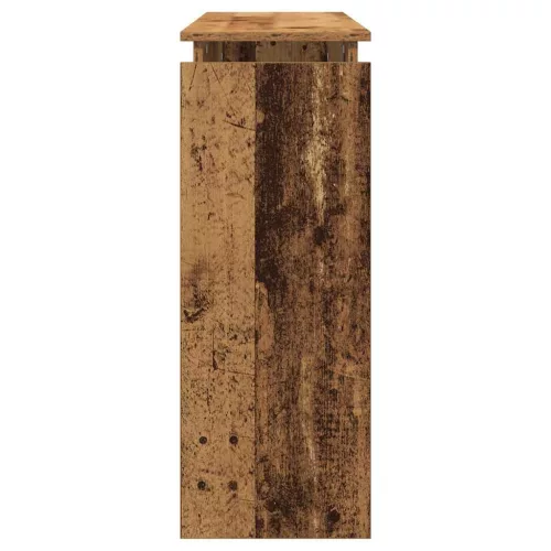 Szürke sonoma szerelt fa tálalóasztal 80x30x102 cm