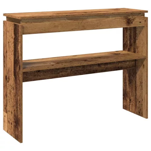 Szürke sonoma szerelt fa tálalóasztal 80x30x102 cm