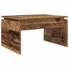 Antik fa színű szerelt fa dohányzóasztal 68 x 50 x 38 cm