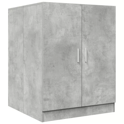 Betonszürke mosógépszekrény 70,5 x 71,5 x 91,5 cm