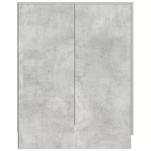 Betonszürke mosógépszekrény 70,5 x 71,5 x 91,5 cm