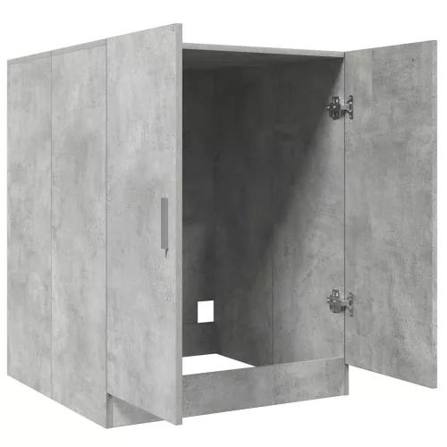 Betonszürke mosógépszekrény 70,5 x 71,5 x 91,5 cm