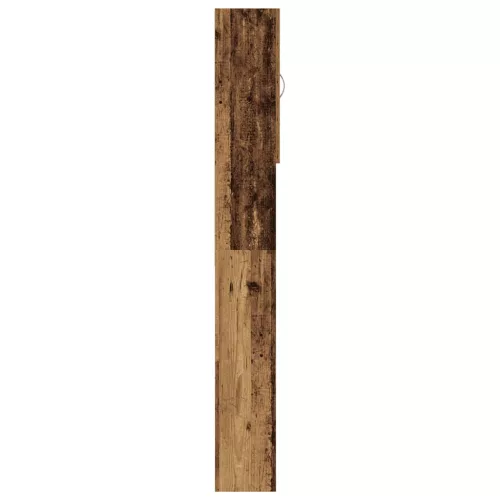 Antik fa színű mosógépszekrény 64 x 25,5 x 190 cm