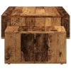 Antik fa színű szerelt dohányzóasztal 105 x 55 x 32 cm
