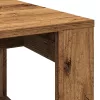 Antik fa színű szerelt fa dohányzóasztal 102 x 50 x 35 cm
