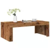 Antik fa színű szerelt fa dohányzóasztal 102 x 50 x 35 cm