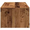 Antik fa színű szerelt fa dohányzóasztal 102 x 50 x 35 cm