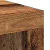 Antik fa színű szerelt fa dohányzóasztal 102 x 50 x 35 cm