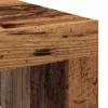 Antik fa színű szerelt fa dohányzóasztal 100 x 100 x 35 cm