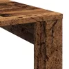 Antik fa színű szerelt fa dohányzóasztal 100 x 100 x 35 cm