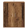 Antik fa színű szerelt fa cipősszekrény 60 x 35 x 70 cm