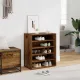 Antik fa színű szerelt fa cipősszekrény 60 x 35 x 70 cm