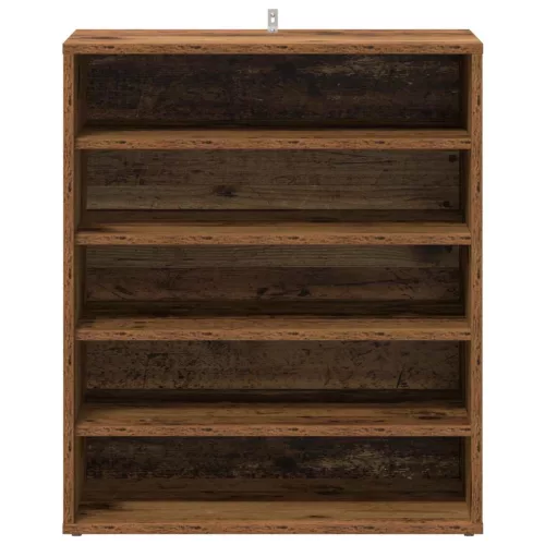 Antik fa színű szerelt fa cipősszekrény 60 x 35 x 70 cm