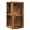 Sarokszekrény antik fa 33x33x67 cm szerelt fa