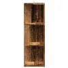 Antik fa szerelt fa sarokszekrény 33 x 33 x 100 cm
