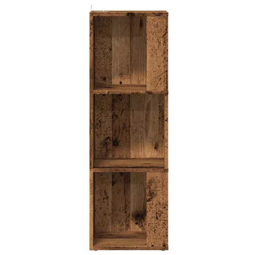 Antik fa szerelt fa sarokszekrény 33 x 33 x 100 cm