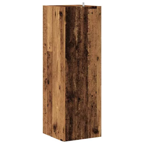 Antik fa szerelt fa sarokszekrény 33 x 33 x 100 cm