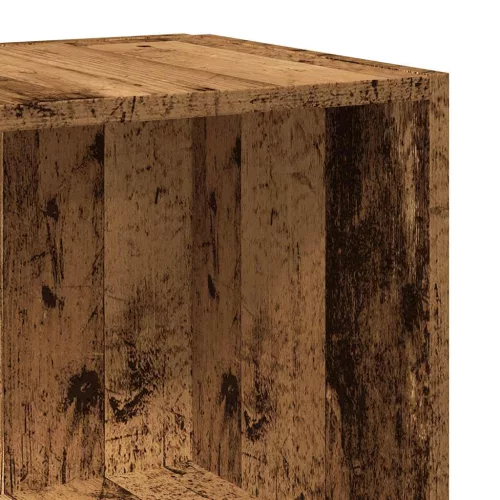 Antik fa szerelt fa sarokszekrény 33 x 33 x 100 cm