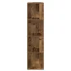 Antik fa színű szerelt fa sarokszekrény 33 x 33 x 132 cm