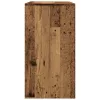Szürke sonoma szerelt fa tálalóasztal 89x41x76,5 cm