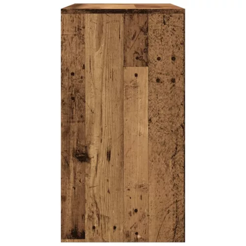 Szürke sonoma szerelt fa tálalóasztal 89x41x76,5 cm