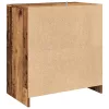 Antik fa színű szerelt fa tálalószekrény 70x41x75 cm
