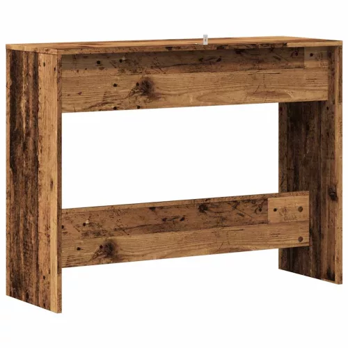 Szürke sonoma szerelt fa tálalóasztal 100x35x76,5 cm