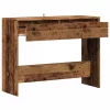 Szürke sonoma szerelt fa tálalóasztal 100x35x76,5 cm
