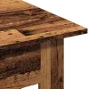 Antik fa színű szerelt fa dohányzóasztal 102 x 55 x 42 cm
