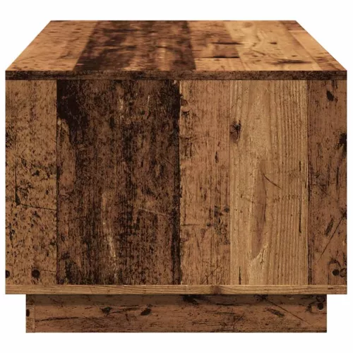 Antik fa színű szerelt fa dohányzóasztal 102 x 55 x 43 cm