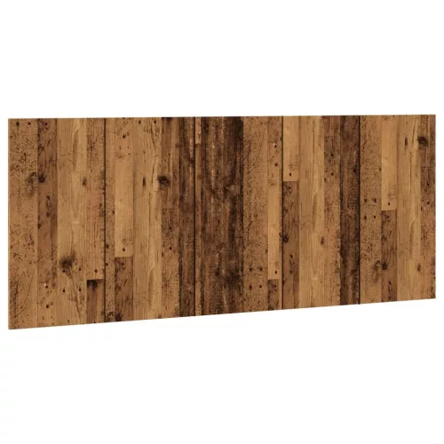 Antik fa színű szerelt fa ágyfejtámla 200x1,5x80 cm