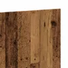 Antik fa színű szerelt fa ágyfejtámla 200x1,5x80 cm
