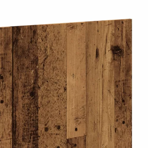 Antik fa színű szerelt fa ágyfejtámla 200x1,5x80 cm