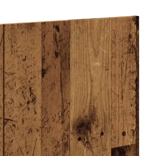 Antik fa színű szerelt fali fejtámla 240 x 1,5 x 80 cm