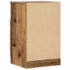 2 db antik fa színű szerelt fa éjjeliszekrény 40 x 36 x 65 cm