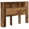 Antik fa színű szerelt fa áthidalószekrény 140x18,5x102,5 cm