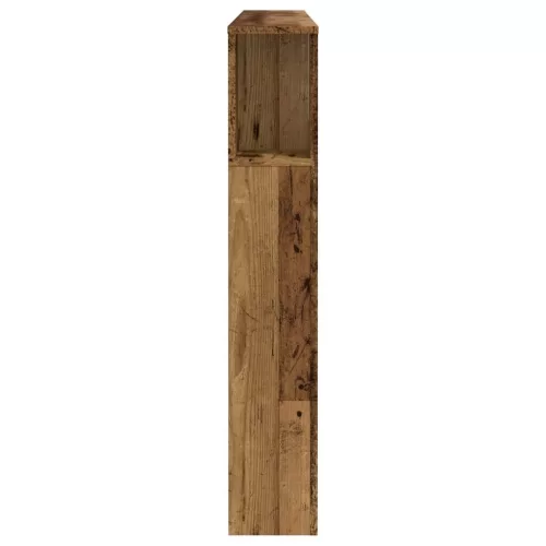 Antik fa színű szerelt fa áthidalószekrény 160x18,5x103,5 cm