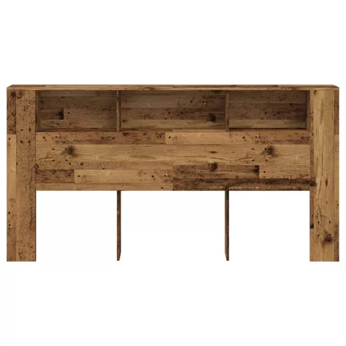 Antik fa színű szerelt fa áthidalószekrény 200x18,5x102,5 cm