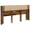 Antik fa színű szerelt fa áthidalószekrény 200x18,5x102,5 cm