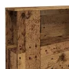 Antik fa színű szerelt fa áthidalószekrény 200x18,5x102,5 cm