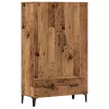 Highboard régi fa 70x31x115 cm gépesített fa