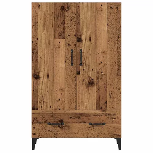 Highboard régi fa 70x31x115 cm gépesített fa