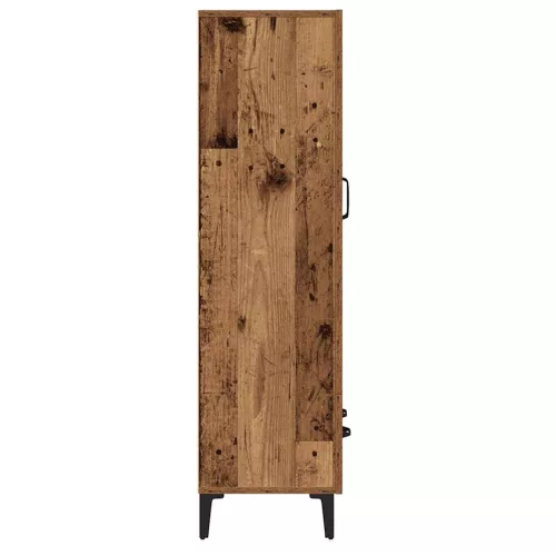 Highboard régi fa 70x31x115 cm gépesített fa