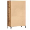 Highboard régi fa 70x31x115 cm gépesített fa