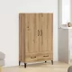 Highboard artisan tölgy 70x31x115 cm gépi úton előállított fa